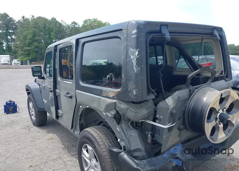 2020 Jeep Wrangler Unlimited Sport S 4X4 из США, поврежденный, VIN 1C4HJXDG3LW298223